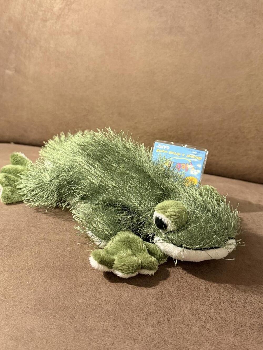 Y2K NWT Webkinz Green Collectible Gecko HM186 Brand New w/ Unused Virtual Code